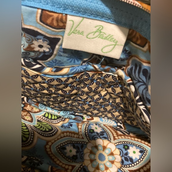 Vera Bradley Retired Printed Purse Bali Blue - Picture 6 of 10
